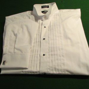 Men's Wing Tip Collar Tuxedo Shirt